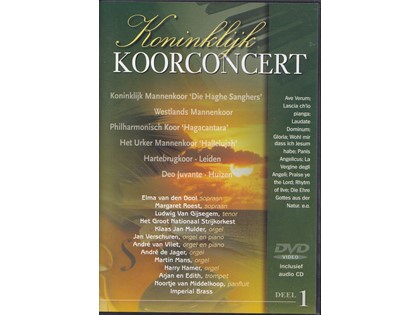 DVD+CD Koninklijk Koorconcert vanuit de Grote Kerk te Maassluis deel 1 