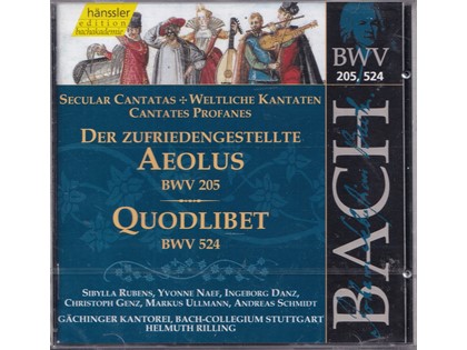 Secular Cantata BWV 205, Quodlibet BWV 524 - Johann Sebastian Bach - Gächinger Kantorei en Bach-Collegium Stuttgart o.l.v. Helmuth Rilling