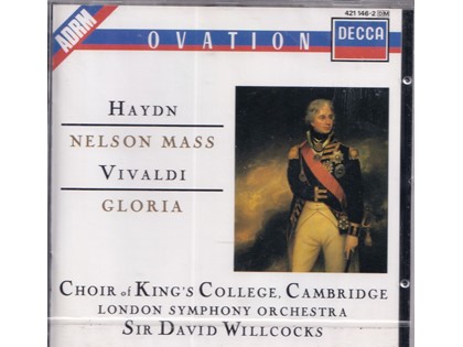 Nelson Mass, Gloria - Joseph Haydn, Antonio Vivaldi - Choir of King's Colledge Cambridge, London Symphony Orchestra en Academy of St. Martin-in-the-Fields o.l.v. Sir David Willcocks