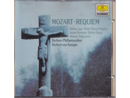 Requiem D-moll KV626 - Wolfgang Amadeus Mozart -Wiener Singverein o.l.v. Reinhold Schmid, Berliner Philharmoniker o.l.v. Herbert von Karajan, Wolfgang Meyer (orgel)