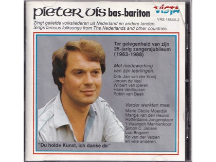 Pieter Vis, concertzanger, zingt geliefde volksliederen uit Nederland en andere landen