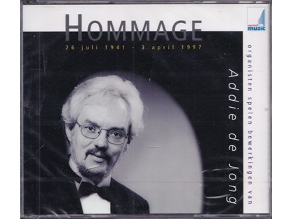 2CD Hommage aan Addie de Jong - Diverse organisten spelen bewerkingen van Addie de Jong op het orgel van de St. Joriskerk te Amersfoort