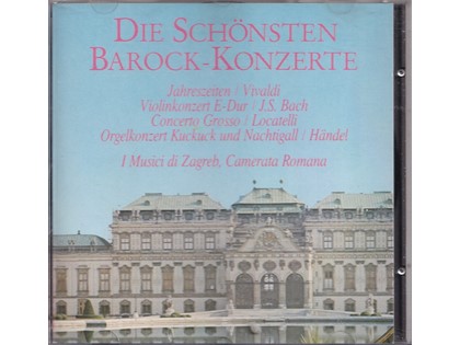 Die schönsten Barock-Konzerte - Diverse componisten - Josef Bucher bespeelt het orgel van de Frombork Kathedrale, m.m.v. Warschau Kammerorchester o.l.v. Karol Teutsch