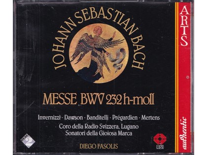 2CD Messe BWV 232 h-moll, Mass in B minor - Johann Sebastian Bach - Coro della Radio Svizzera Lugano en Sonatori della Gioiosa Marca o.l.v. Diego Fasolis