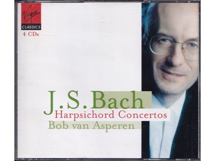 4CD Harpsichord Concertos - Johann Sebastian Bach - Bob van Asperen (klavecimbel)