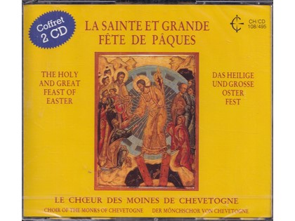 2CD La Sainte et Grande Fête de Pâqques - Choeur des Moines Bénédictins de L'Union (Chevetogne) o.l.v. P. Maxime Gimenez
