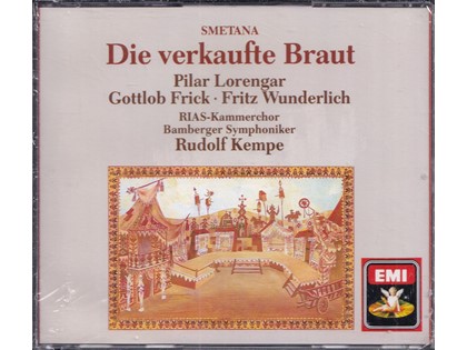 2CD Die verkaufte Braut - Friedrich Smetana - RIAS-Kammerchor en Bamberger Symphoniker o.l.v. Rudolf Kempe