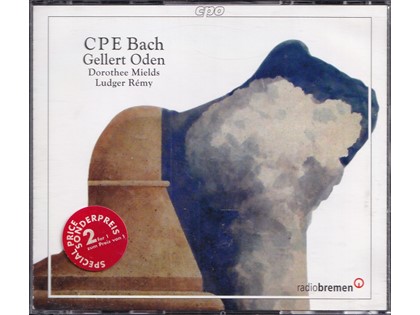 2CD Gellert Oden, Herr Professor Gellerts Geistliche Oden und Lieder - Carl Philipp Emanuel Bach - Dorothee Mields (sopraan), Ludger Rémy (piano)