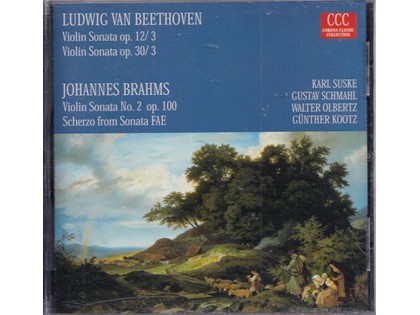 Violin sonatas and scherzos - Ludwig van Beethoven, Johannes Brahms - Karl Suske, Gustav Schmahl, Walter Olbertz, Gunther Kootz