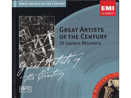 2CD Great artists of the century - 25 launch releases - Diverse artiesten