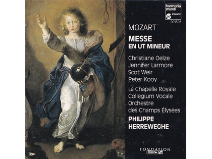 Messe En Ut Mineur - Wolfgang Amadeus Mozart - Christiane Oelze, Jennifer Larmore (sopraan), Scot Weir (tenor), Peter Kooy (bas), Collegium Vocale, La Chapelle Royale en Orchestre des Champs Elysees o.l.v. Philippe Herreweghe