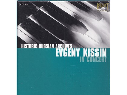 4CD Evgeny Kissin in concert, Historic Russian Archives - Tchaikovsky, Shostakovich, Chopin, Liszt, Schumann - Evgeny Kissin (piano), diverse orkesten