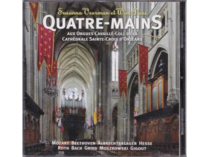 Quatre-Mains - Susanna Veerman en Wim Does bespelen het Cavaillé-Coll-orgel van de Cathédrale Sainte-Coix te Orleans