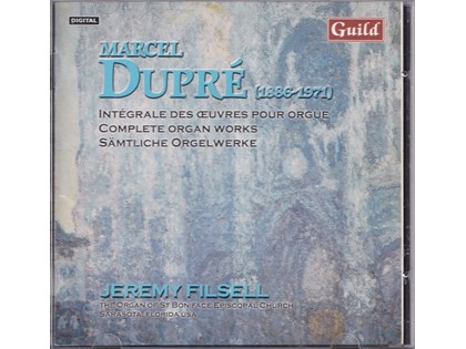 Organ works volume 2 - Marcel Dupré - Jeremy Filsell bespeelt het orgel van de St. Bonface Episcopal Church te Sarasota, Florida, VS