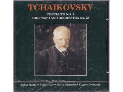 Concerto no. 1 for piano and orchestra op. 23, Concerto for violin and orchestra - Pyotr Ilyich Tchaikovsky - New York Philharmonic, Zubin Mehta, Emil Gilels (piano), Eugene Ormandy, David Oistrakh (viool)