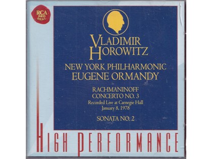 Concerto no. 3, Sonata no. 2 - Sergei Rachmaninoff - Vladimir Horowitz (piano), New York Philharmonic o.l.v. Eugene Ormandy