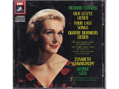 Vier letzte Lieder - Richard Strauss - Elisabeth Schwarzkopf (sopraan), Radio-Symphonie-Orchester Berlin en London Symphony Orchestra o.l.v. George Szell, Edith Peinemann (viool)