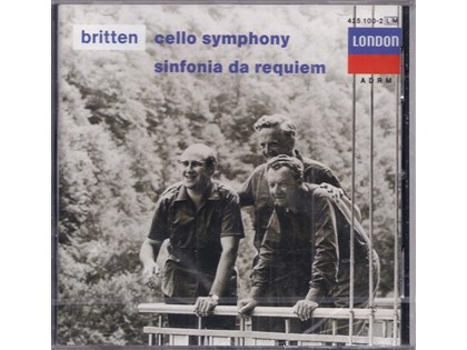 Cello Symphony, Sinfonia da Requiem - Matislav Rostropovich (cello), Peter Pears (tenor), Dietrich Fischer-Dieskau (bariton), Diverse orkesten en koor o.l.v. Benjamin Britten