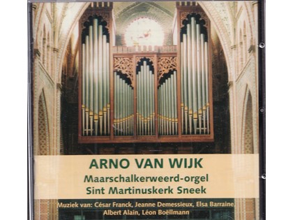 Arno van Wijk bespeelt het Maarschalkerweerd-orgel van de Sint-Martinuskerk te Sneek