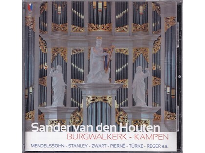 Burgwalkerk Kampen - Sander van der Houten bespeelt het orgel van de Burgwalkerk te Houten