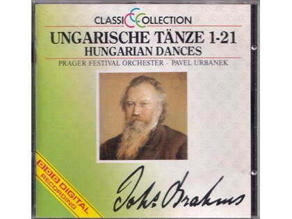 Ungarische Tänze 1-21, Hungarian Dances - Johannes Brahms - Prager Festival Orchester o.l.v. Pavel Urbanek, Jenö Jando (piano)
