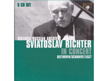 5CD Sviatoslav Richter In Concert, Historic Russian Archives - Beethoven, Schubert, Liszt - Sviatoslav Richter (piano)